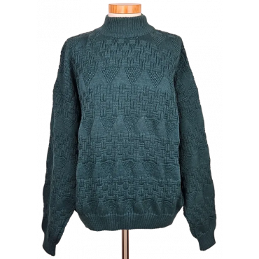 Eri Damen Vintage Pullover, grau - Gr. L