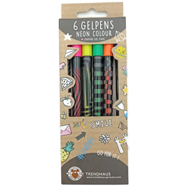 Trendhaus 6 Gelpens Neon Colour