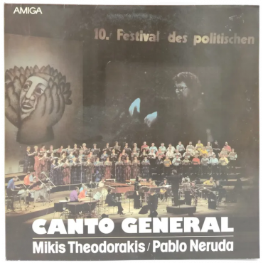 Vinyl LP - Mikis Theodorakis, Pablo Neruda - Ganto General, 2-LP's