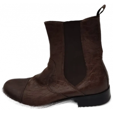 Carlo Ventura Herren Chelsea Boots braun Gr. 44