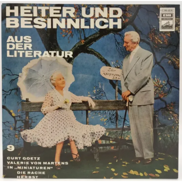 Vinyl LP - Curt Goetz, Valerie von Martens - Miniaturen, Die Rache Herbst 