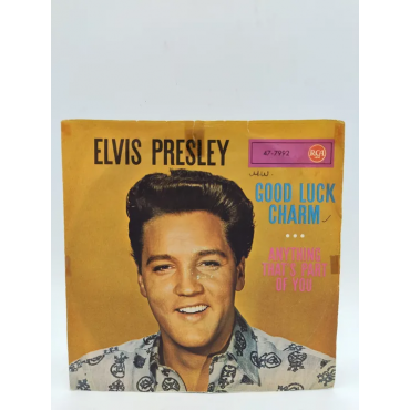 Elvis Presley "Good Luck charm, anything that`s part of You" Single Vintage