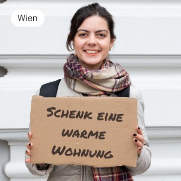 Produkte Spenden | Caritas Wien | Schenk einer Familie eine warme Wohnung | Caritas Wirhelfen.shop