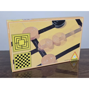 Mühle-Dame - Vintage Gesellschaftsspiel - Piatnik