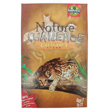 Nature Challenge - Carnivore track - Spielkarten - bioviva 