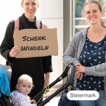 Schenk Windeln für armutsbetroffene Jungfamilien