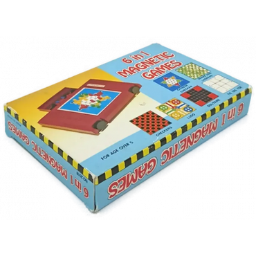 6 in 1 Magnetic Games - 6 Brettspiele