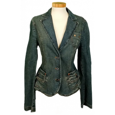 Marc Cain Damen Denim Blazer Gr. S