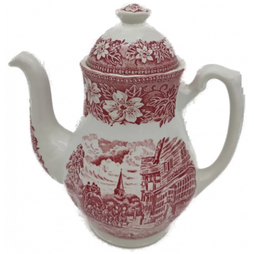 Royal Tudor Kaffeekanne rot England