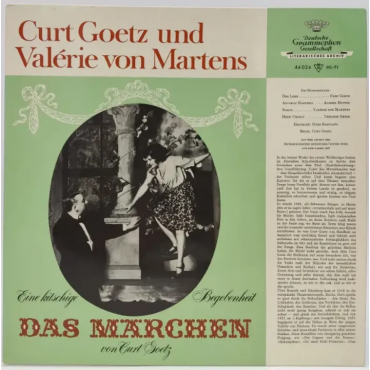 Vinyl LP - Curt Goetz, Valérie von Martens - Das Märchen 