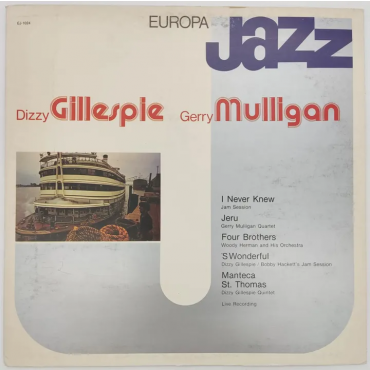 Vinyl LP - Europa Jazz - Dizzy Gillespie, Gerry Mulligan 