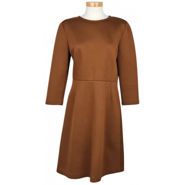 HALLHUBER Damen Midikleid, braun - Gr. L 