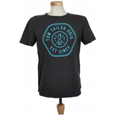 Tom Tailor Herren T-Shirt grau Gr. L