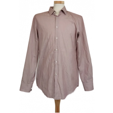 Hugo Boss Herren Hemd rot/weiß gestreift Gr. 41 (16)