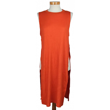 AMISU Damen Longshirt, orange - Gr. M