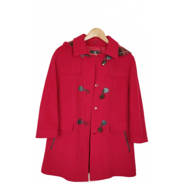Lebek Damen Dufflecoat Rot Gr. 40