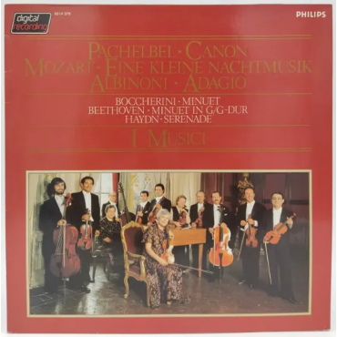 Vinyl LP - Pachelbel, Mozart, Albinoni, Boccherini, Beethoven, Haydn, I Musici
