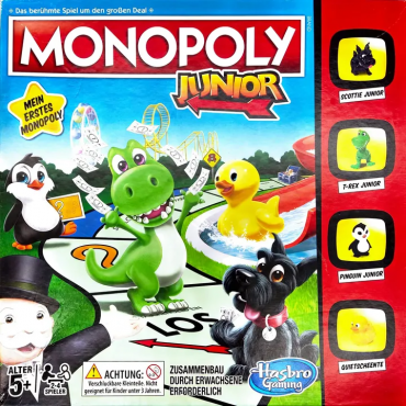 Monopoly Junior - Gesellschaftsspiel, Hasbro