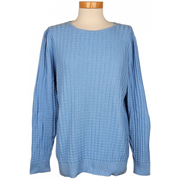 FREE/QUENT Damen Pullover, blau - Gr. L