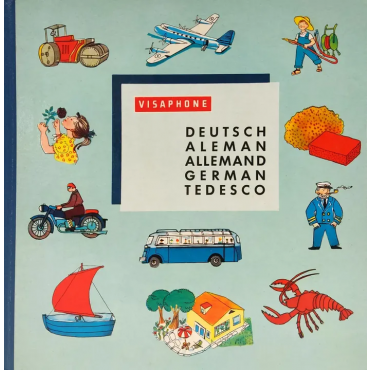 Deutsch, Aleman, Allemand, German, Tedesco- VISAPHONE - Vintage 1970