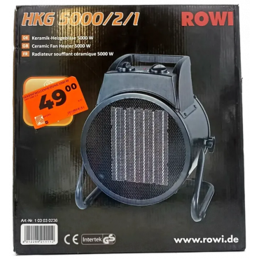 Rowi HKG 5000/2/1 Keramik-Heizgebläse (OVP)