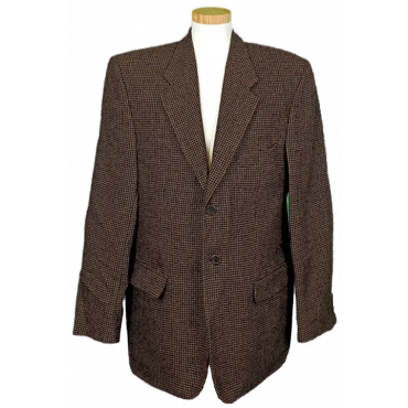 Yves Saint Laurent Herren Sakko braun/schwarz Gr. 52