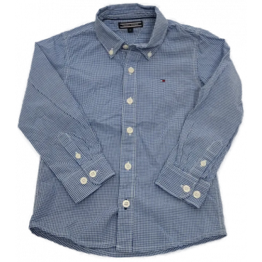 Tommy Hilfiger Kinder Hemd kariert Gr. 110