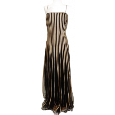 Mariposa Damen Kleid schwarz/gold Gr. 38