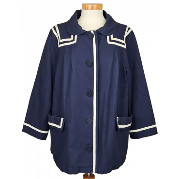 H&M Damen Jacke, marine - Gr. XXL 