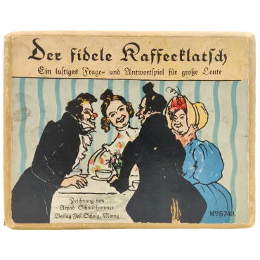 Vintage Kartenspiel -  Der Fidele Kaffeeklatsch - Verlag Jos. Scholz, Mainz 
