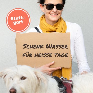 Schenk Wasser an heißen Sommertagen