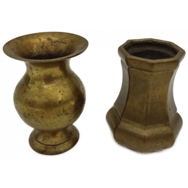 Messing kleine Vasen Set (2 Stück)