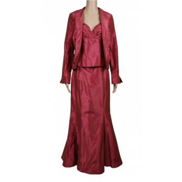 Vera Mont Damen Kostüm dunkelrosa (3 tlg.) - Gr. 34-38