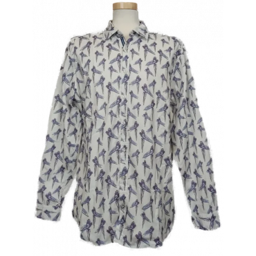 Joop! Herren Hemd mehrfarbig Gr. XL vintage