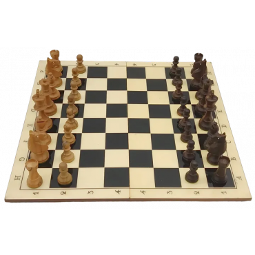 Schachspiel aus Holz 