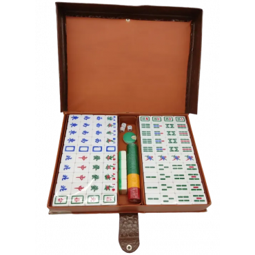 Mahjong Steine im Koffer 