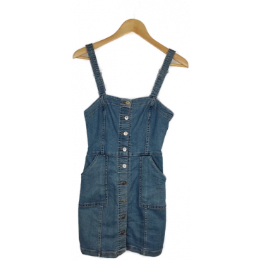 H&M Damen Jeanskleid blau Gr. 38