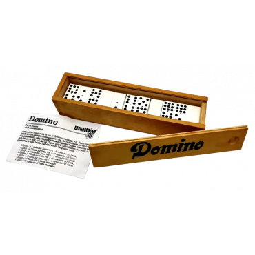 Vintage Domino - Gesellschaftsspiel, weible Spiele