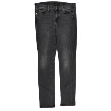  7 For All Mankind Damen Jeans, schwarz - W30