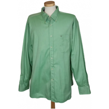 Tommy Hilfiger Herren Hemd grün Gr. XXL