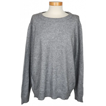 VILA Damen Pullover, grau - Gr. XL 