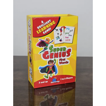 SUPER GENIUS - First Words - Gesellschaftsspiel - blue orange 