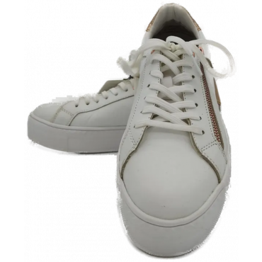 Tamaris Damen Sneaker weiß/rosegold