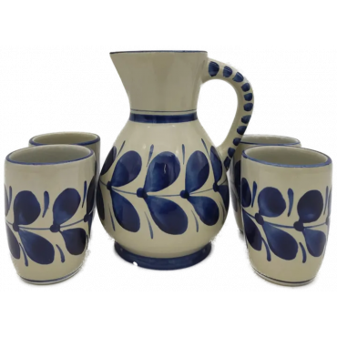 Gollhammer Keramik Austria Krug incl. 4 Becher