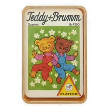 Teddy + Brumm Quartett - Vintage Kartenspiel