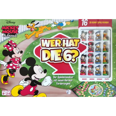 Wer hat die 6? - Disney Mickey Mouse & Friends - Gesellschaftsspiel 