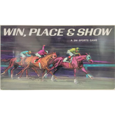 WIN, PLACE & SHOW - Vintage Gesellschaftsspiel - 3M Sports Game 