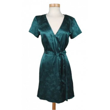 H&M DIVIDED Damen Kimono smaragdgrün - Gr. EU 36