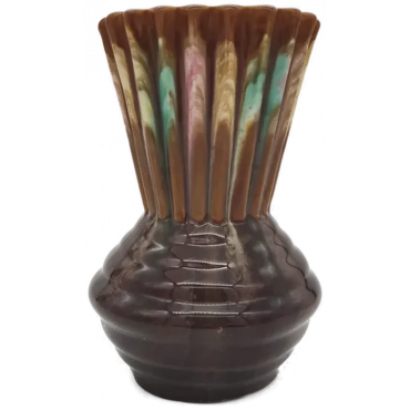 Dekorative Keramik Vase mehrfarbig