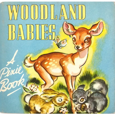 A Pixie Book - Woodland Babies - Margery Colman - Vintage 1950er